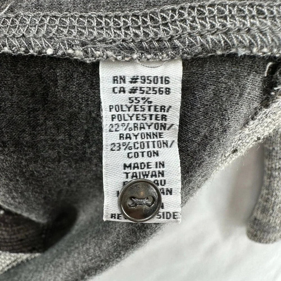 Straight Down Sweatshirt Womens Size M Hoodie Long Sleeve Tunic Pullover Gray - Picture 9 of 12